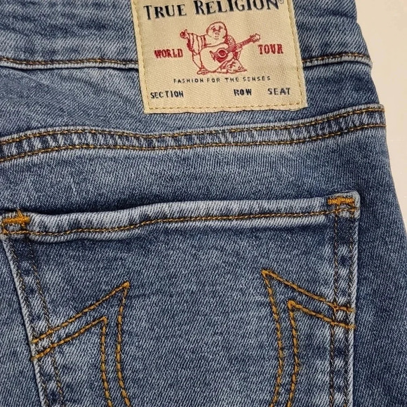 True Religion Stella Low Rise Skinny Med/Light Wash Wmns Sz 27 NWT #009 - Picture 7 of 10